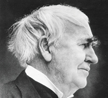 Thomas Edison profile